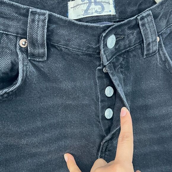 NWOT Free People We The Free Crvy Siren Low-Rise Straight Jeans 25 - Picture 5 of 8